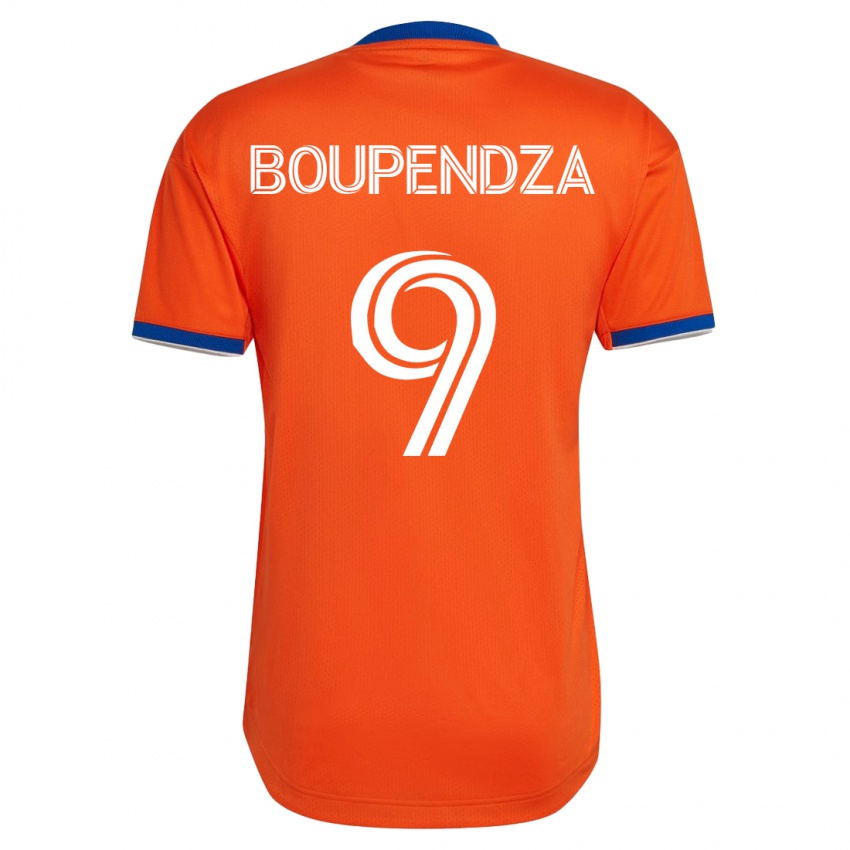 Hombre Camiseta Aaron Boupendza #9 Blanco 2ª Equipación 2023/24 La Camisa Perú