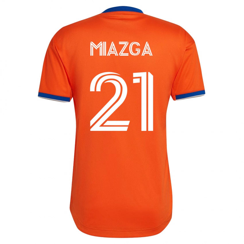 Hombre Camiseta Matt Miazga #21 Blanco 2ª Equipación 2023/24 La Camisa Perú