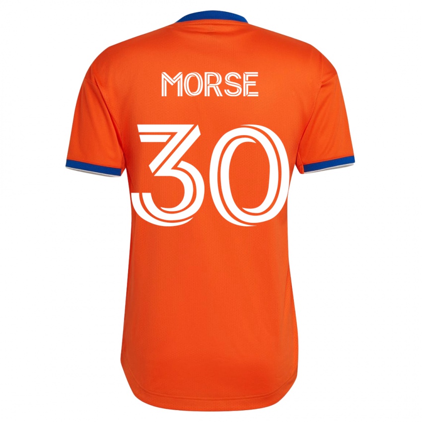 Hombre Camiseta Hunter Morse #30 Blanco 2ª Equipación 2023/24 La Camisa Perú