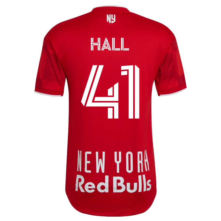 Hombre Camiseta Julian Hall #41 Beige-Dorado 2ª Equipación 2023/24 La Camisa Perú