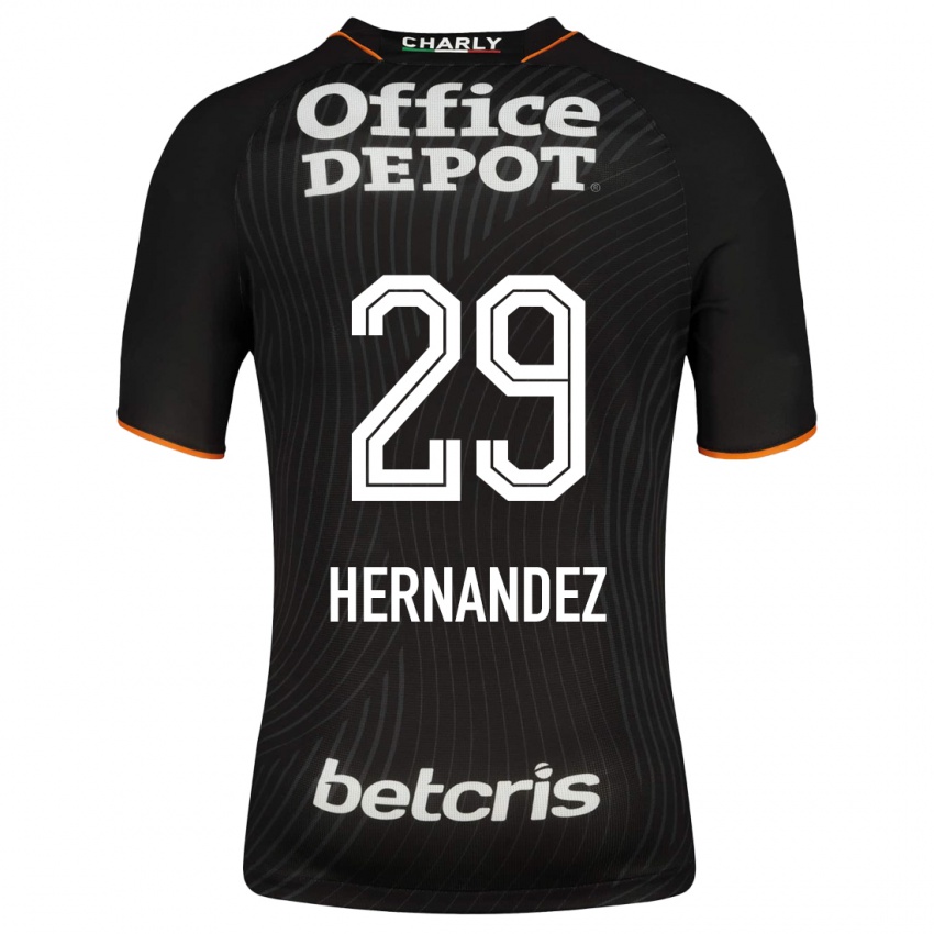 Hombre Camiseta Illian Hernández #29 Negro 2ª Equipación 2023/24 La Camisa Perú