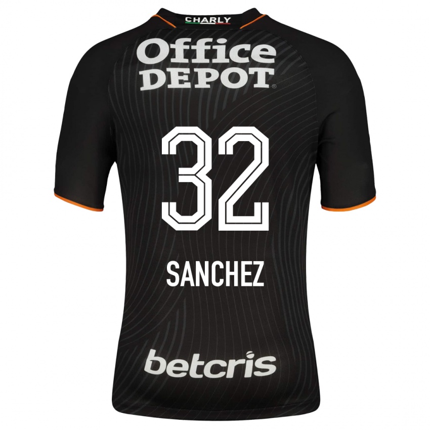 Hombre Camiseta Luis Sanchez #32 Negro 2ª Equipación 2023/24 La Camisa Perú