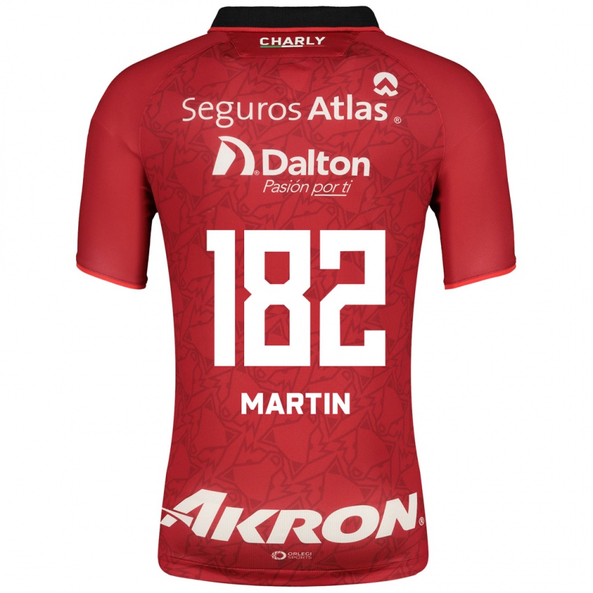 Hombre Camiseta Juan Martín #182 Rojo 2ª Equipación 2023/24 La Camisa Perú