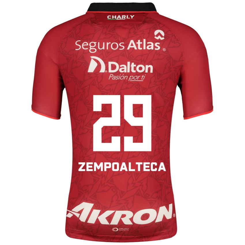 Hombre Camiseta Karla Zempoalteca #29 Rojo 2ª Equipación 2023/24 La Camisa Perú