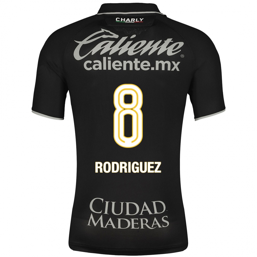 Hombre Camiseta Iván Rodríguez #8 Negro 2ª Equipación 2023/24 La Camisa Perú