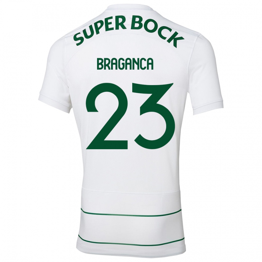 Hombre Camiseta Daniel Braganca #23 Blanco 2ª Equipación 2023/24 La Camisa Perú