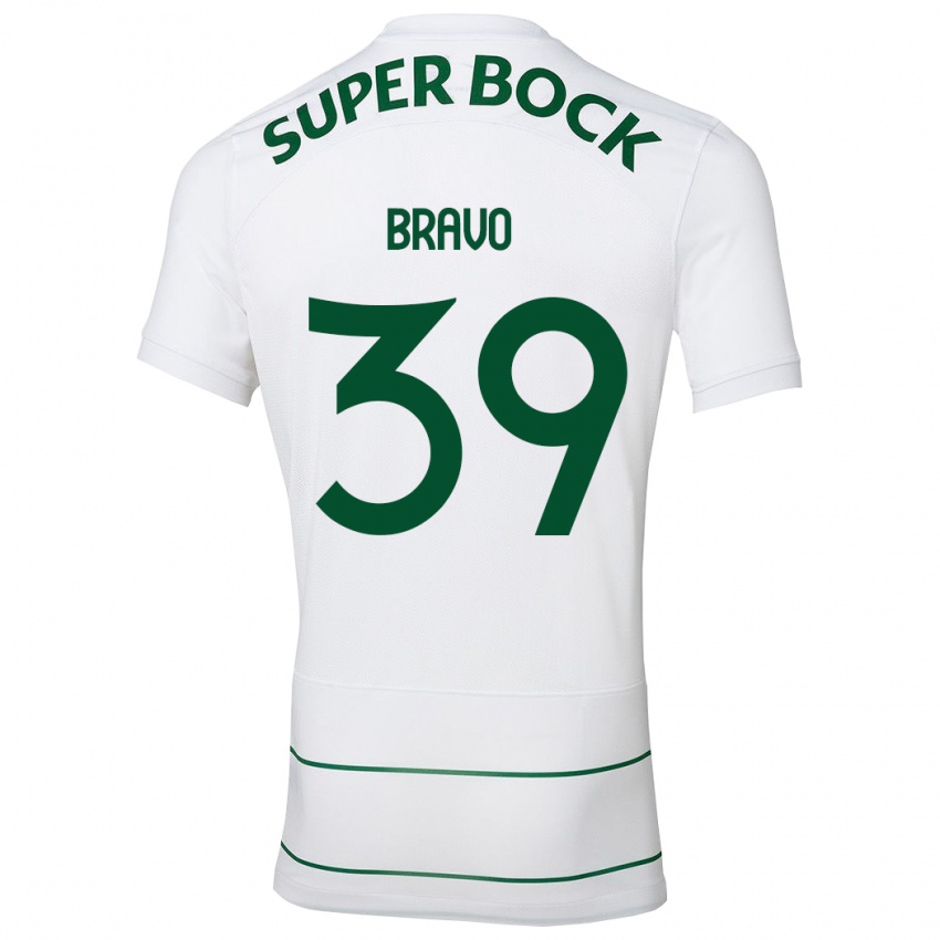 Hombre Camiseta Bravo #39 Blanco 2ª Equipación 2023/24 La Camisa Perú