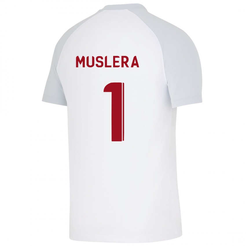 Hombre Camiseta Fernando Muslera #1 Blanco 2ª Equipación 2023/24 La Camisa Perú