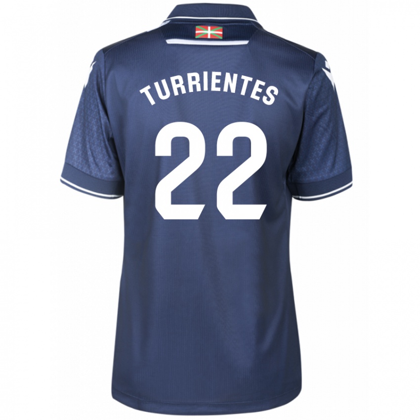 Hombre Camiseta Benat Turrientes #22 Armada 2ª Equipación 2023/24 La Camisa Perú