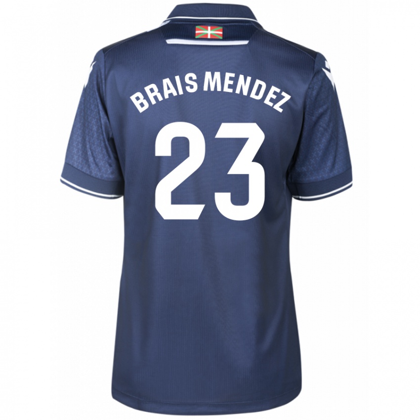 Hombre Camiseta Brais Mendez #23 Armada 2ª Equipación 2023/24 La Camisa Perú