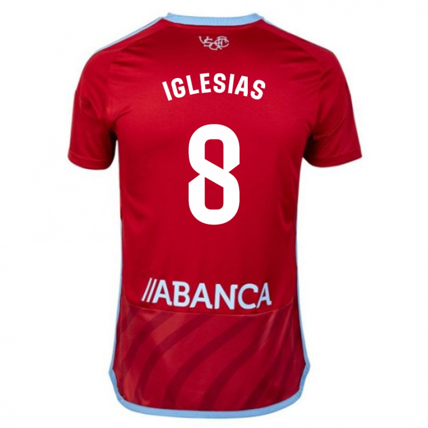 Hombre Camiseta Bruno Iglesias #8 Rojo 2ª Equipación 2023/24 La Camisa Perú