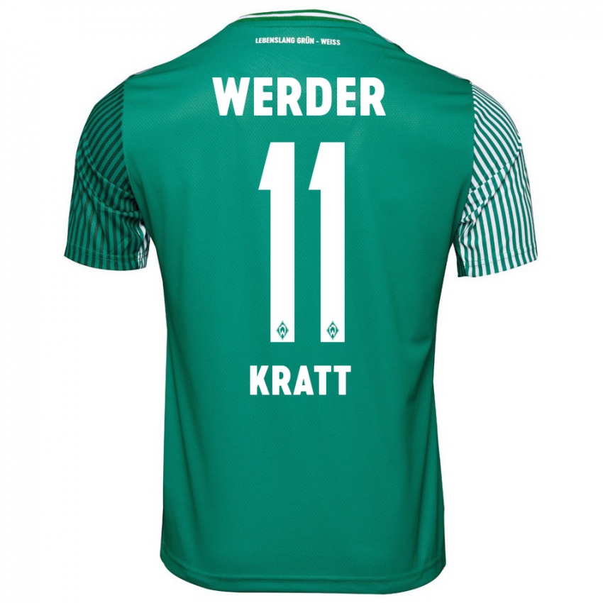Mujer Camiseta Ronan Kratt #11 Verde 1ª Equipación 2023/24 La Camisa Perú