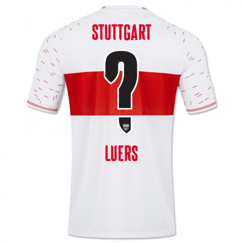 Mujer Camiseta Julian Lüers #0 Blanco 1ª Equipación 2023/24 La Camisa Perú