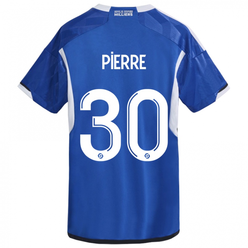 Mujer Camiseta Alexandre Pierre #30 Azul 1ª Equipación 2023/24 La Camisa Perú