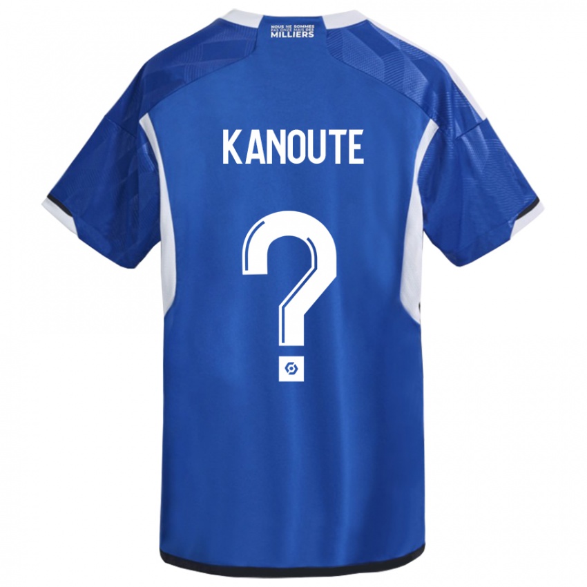 Mujer Camiseta Mahamadou Kanouté #0 Azul 1ª Equipación 2023/24 La Camisa Perú
