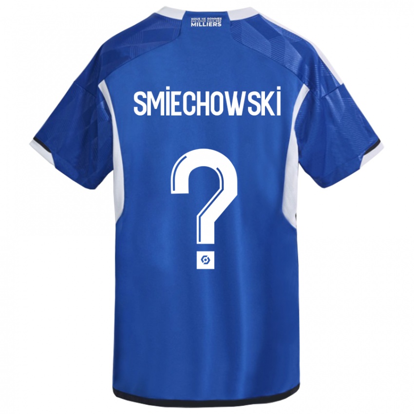 Mujer Camiseta Artur Smiechowski #0 Azul 1ª Equipación 2023/24 La Camisa Perú
