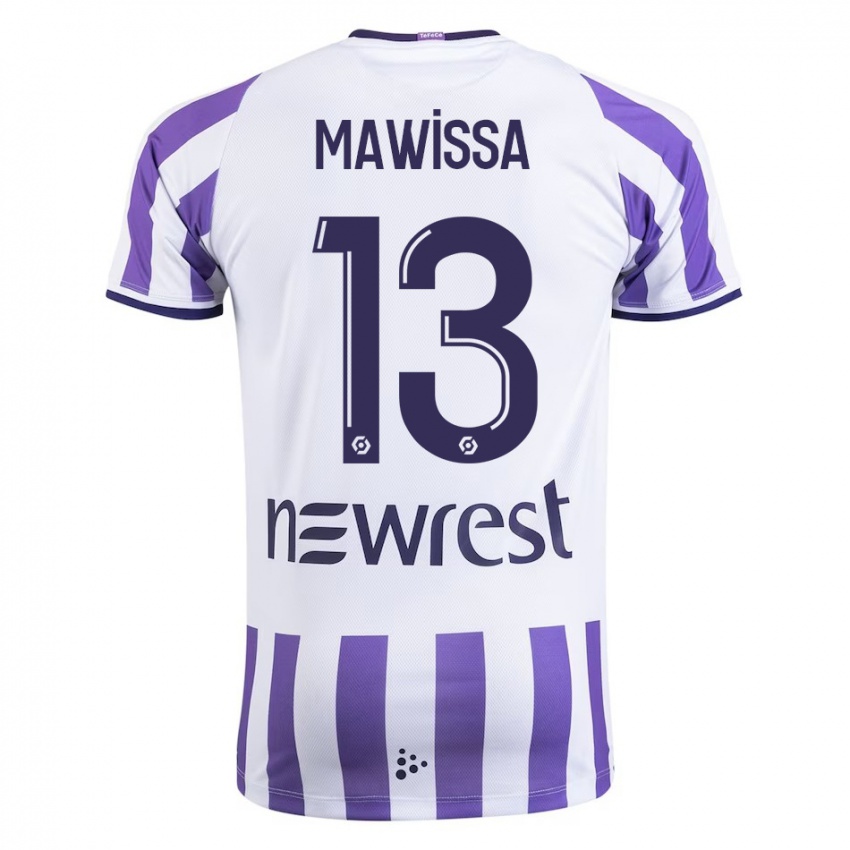 Mujer Camiseta Christian Mawissa Elebi #13 Blanco 1ª Equipación 2023/24 La Camisa Perú