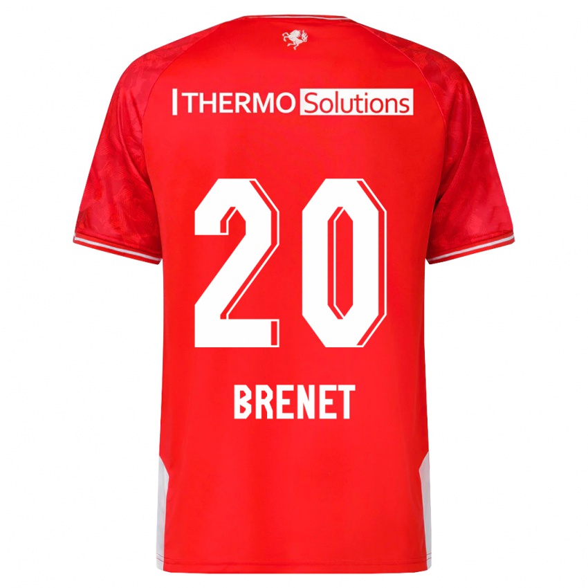 Mujer Camiseta Joshua Brenet #20 Rojo 1ª Equipación 2023/24 La Camisa Perú