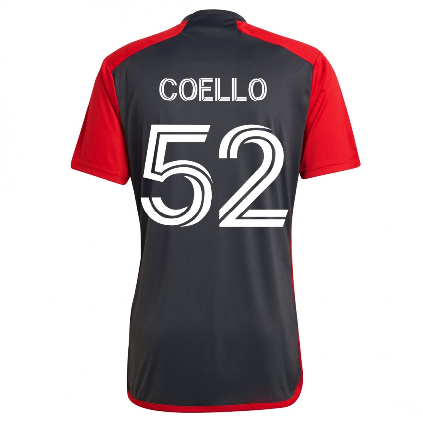 Mujer Camiseta Alonso Coello #52 Gris 1ª Equipación 2023/24 La Camisa Perú