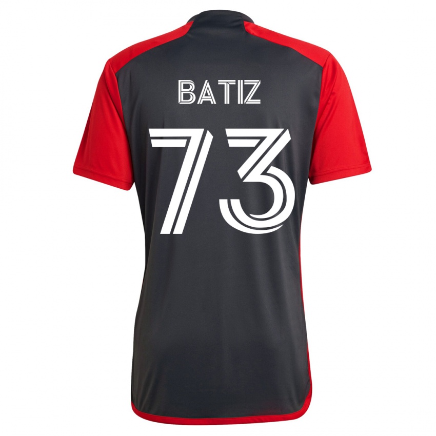 Mujer Camiseta Jesus Batiz #73 Gris 1ª Equipación 2023/24 La Camisa Perú