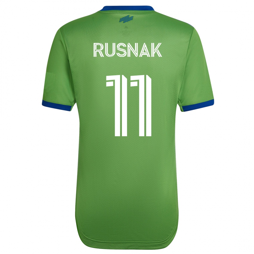 Mujer Camiseta Albert Rusnák #11 Verde 1ª Equipación 2023/24 La Camisa Perú