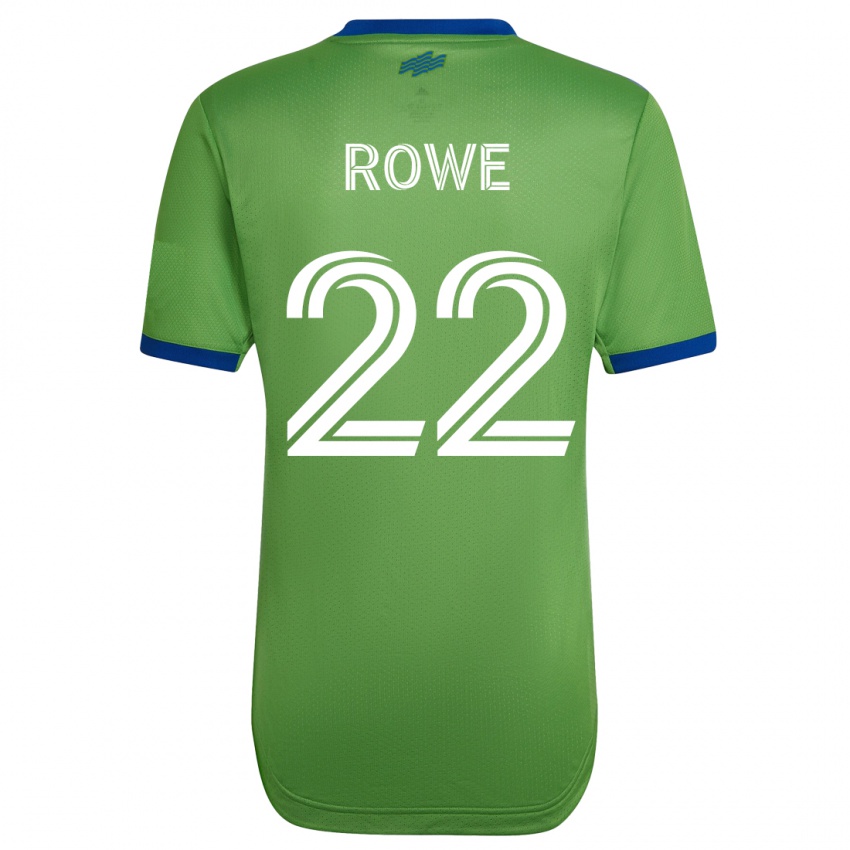 Mujer Camiseta Kelyn Rowe #22 Verde 1ª Equipación 2023/24 La Camisa Perú