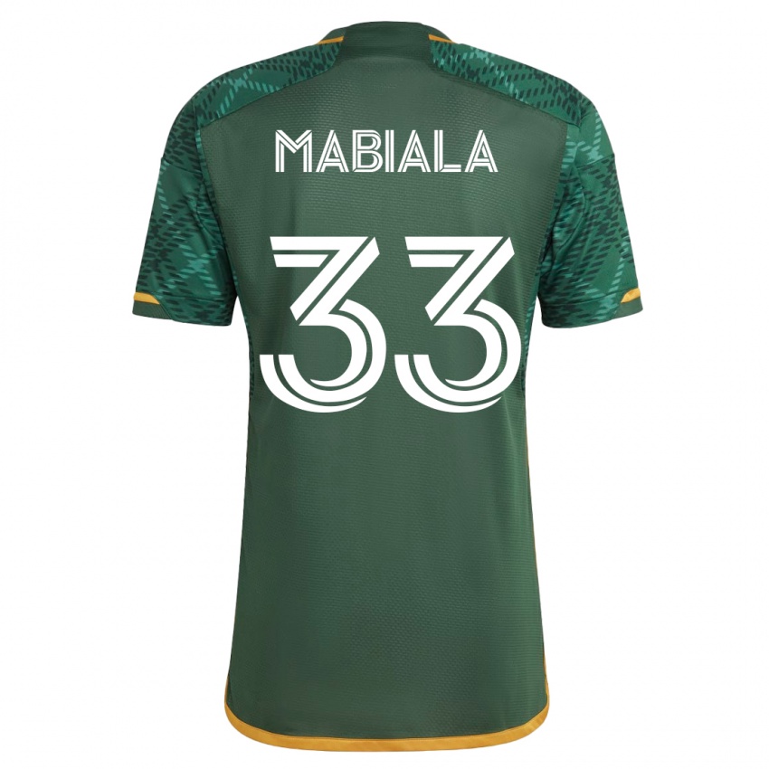 Mujer Camiseta Larrys Mabiala #33 Verde 1ª Equipación 2023/24 La Camisa Perú