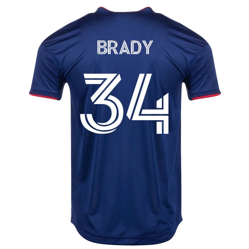 Mujer Camiseta Chris Brady #34 Armada 1ª Equipación 2023/24 La Camisa Perú