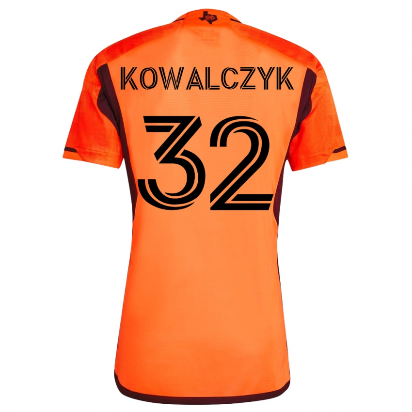 Mujer Camiseta Sebastian Kowalczyk #32 Naranja 1ª Equipación 2023/24 La Camisa Perú