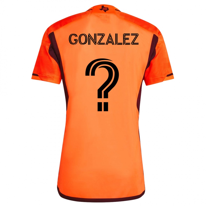 Mujer Camiseta Axel Gonzalez #0 Naranja 1ª Equipación 2023/24 La Camisa Perú