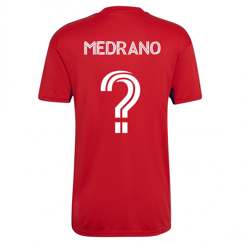 Mujer Camiseta Gael Medrano #0 Rojo 1ª Equipación 2023/24 La Camisa Perú