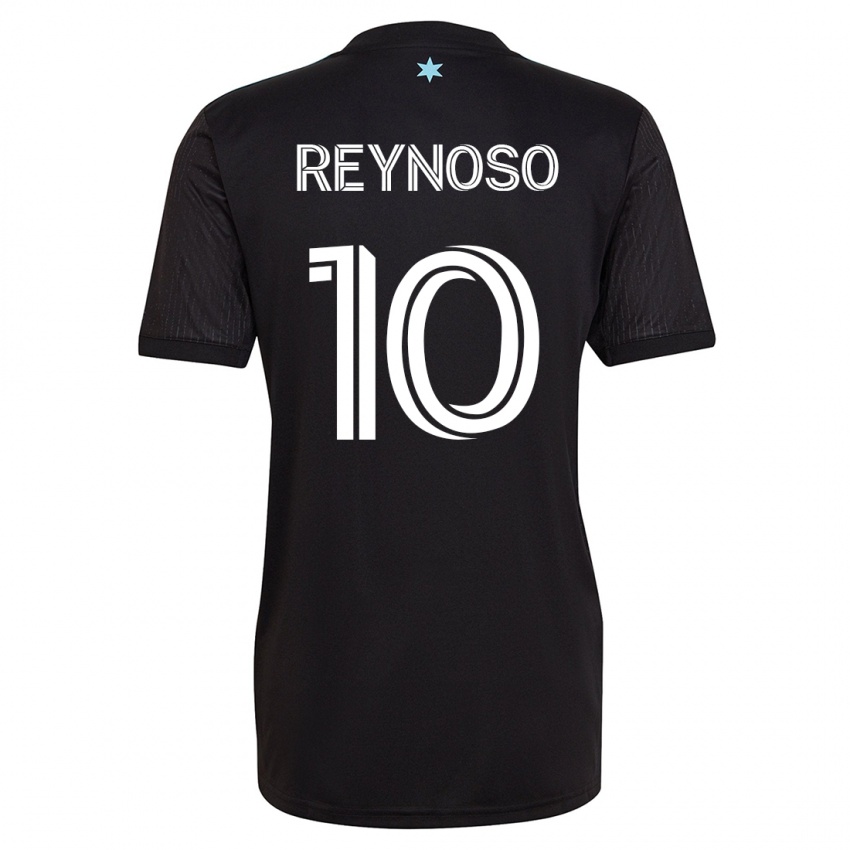 Mujer Camiseta Emanuel Reynoso #10 Negro 1ª Equipación 2023/24 La Camisa Perú