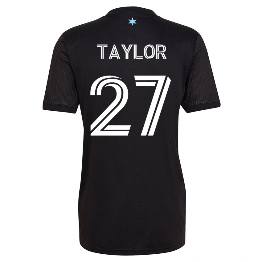 Mujer Camiseta D.j. Taylor #27 Negro 1ª Equipación 2023/24 La Camisa Perú