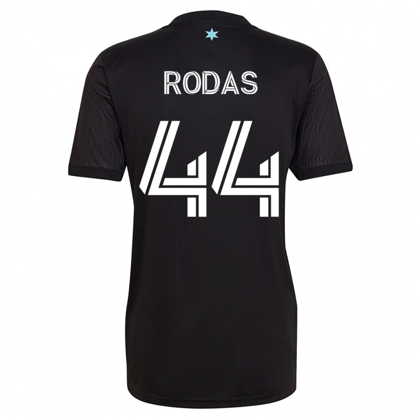 Mujer Camiseta Geremy Rodas #44 Negro 1ª Equipación 2023/24 La Camisa Perú