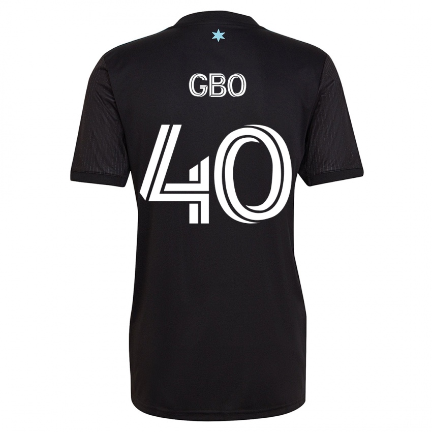 Mujer Camiseta Cedrik Gbo #40 Negro 1ª Equipación 2023/24 La Camisa Perú