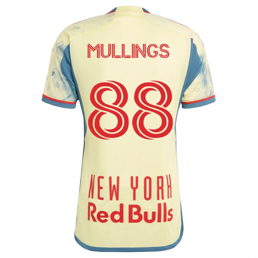 Mujer Camiseta O'vonte Mullings #88 Amarillo 1ª Equipación 2023/24 La Camisa Perú
