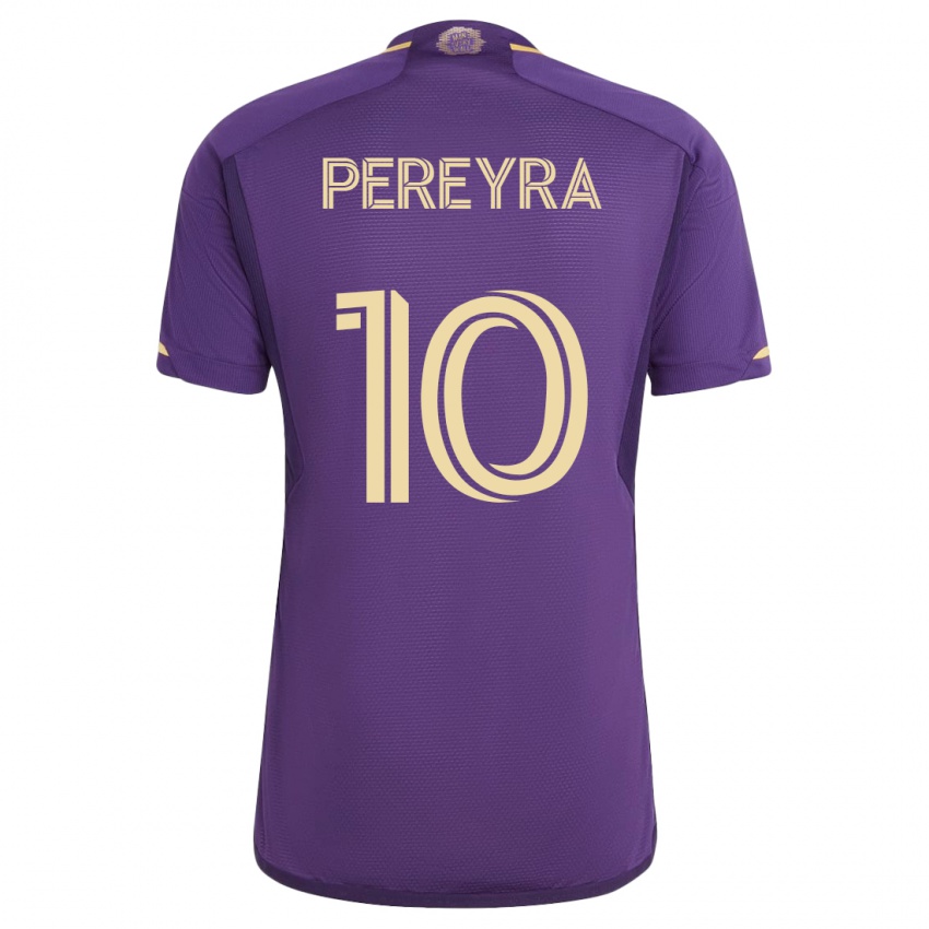 Mujer Camiseta Mauricio Pereyra #10 Violeta 1ª Equipación 2023/24 La Camisa Perú