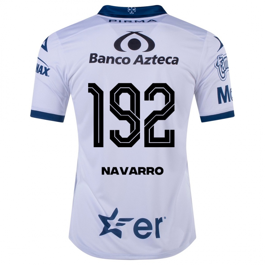 Mujer Camiseta Eduardo Navarro #192 Blanco 1ª Equipación 2023/24 La Camisa Perú