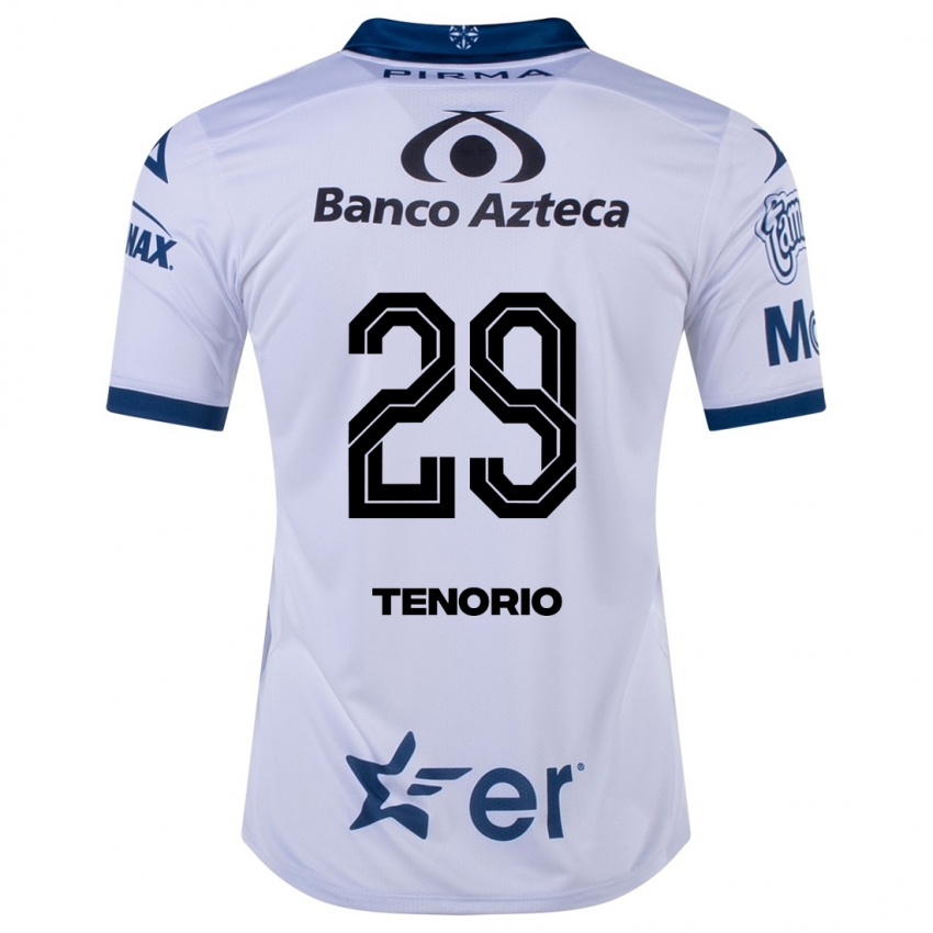 Mujer Camiseta Jessica Tenorio #29 Blanco 1ª Equipación 2023/24 La Camisa Perú