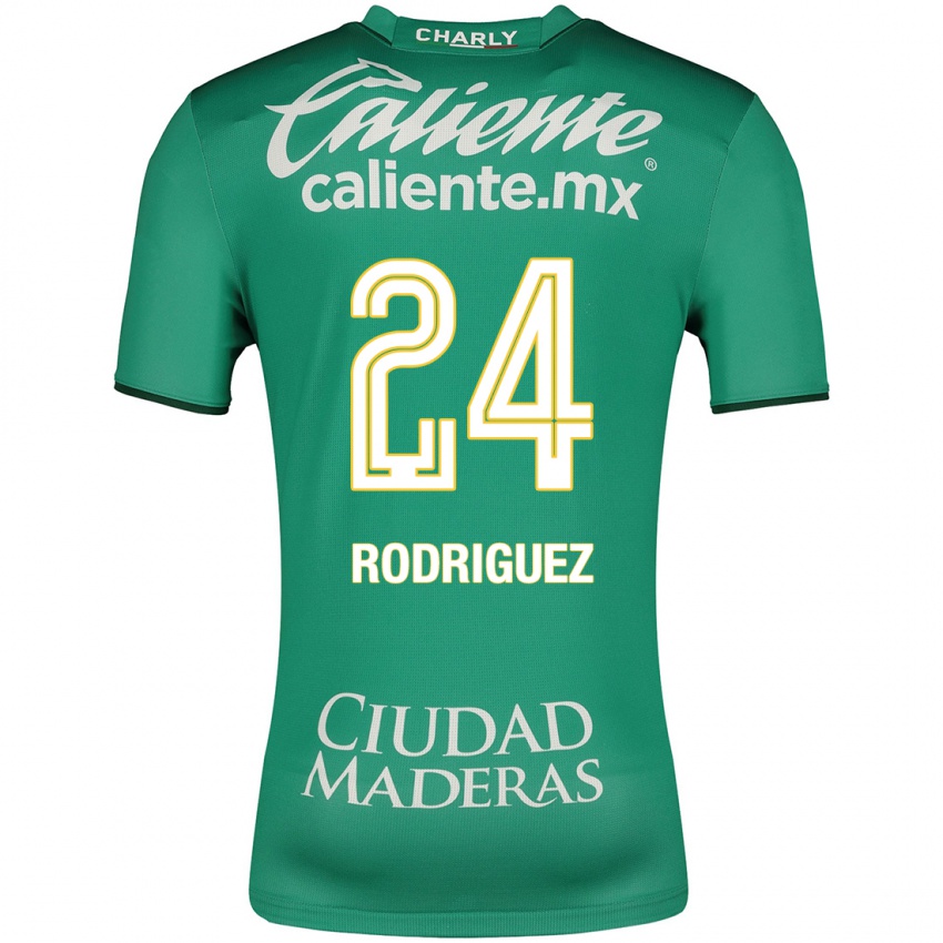 Mujer Camiseta Osvaldo Rodríguez #24 Verde 1ª Equipación 2023/24 La Camisa Perú