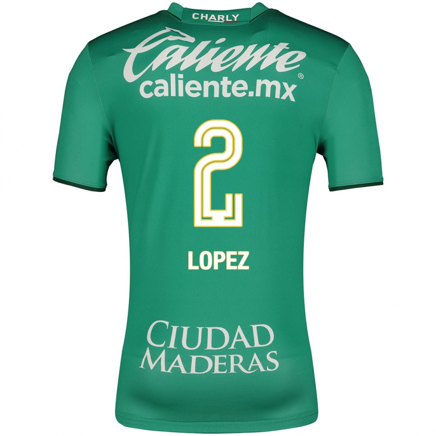 Mujer Camiseta Vanessa Lopez #2 Verde 1ª Equipación 2023/24 La Camisa Perú