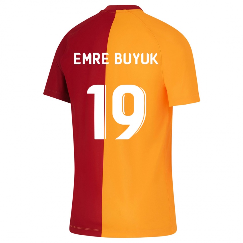 Mujer Camiseta Enes Emre Büyük #19 Naranja 1ª Equipación 2023/24 La Camisa Perú