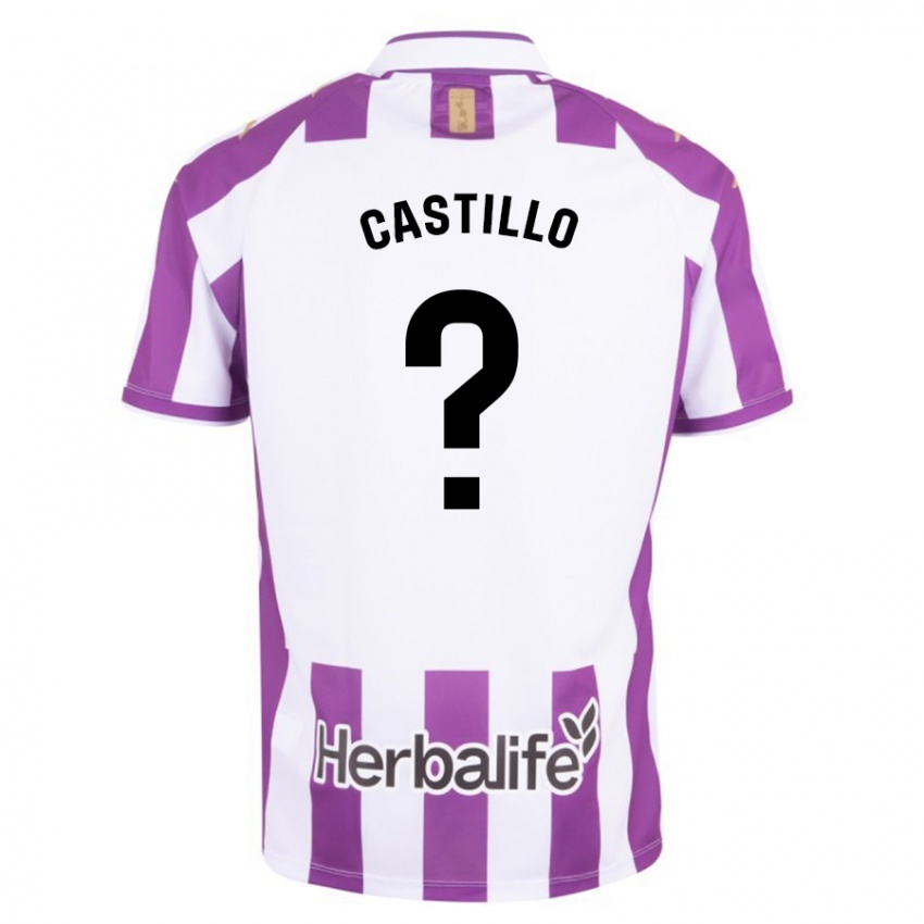 Mujer Camiseta Gonzalo Castillo #0 Morado 1ª Equipación 2023/24 La Camisa Perú