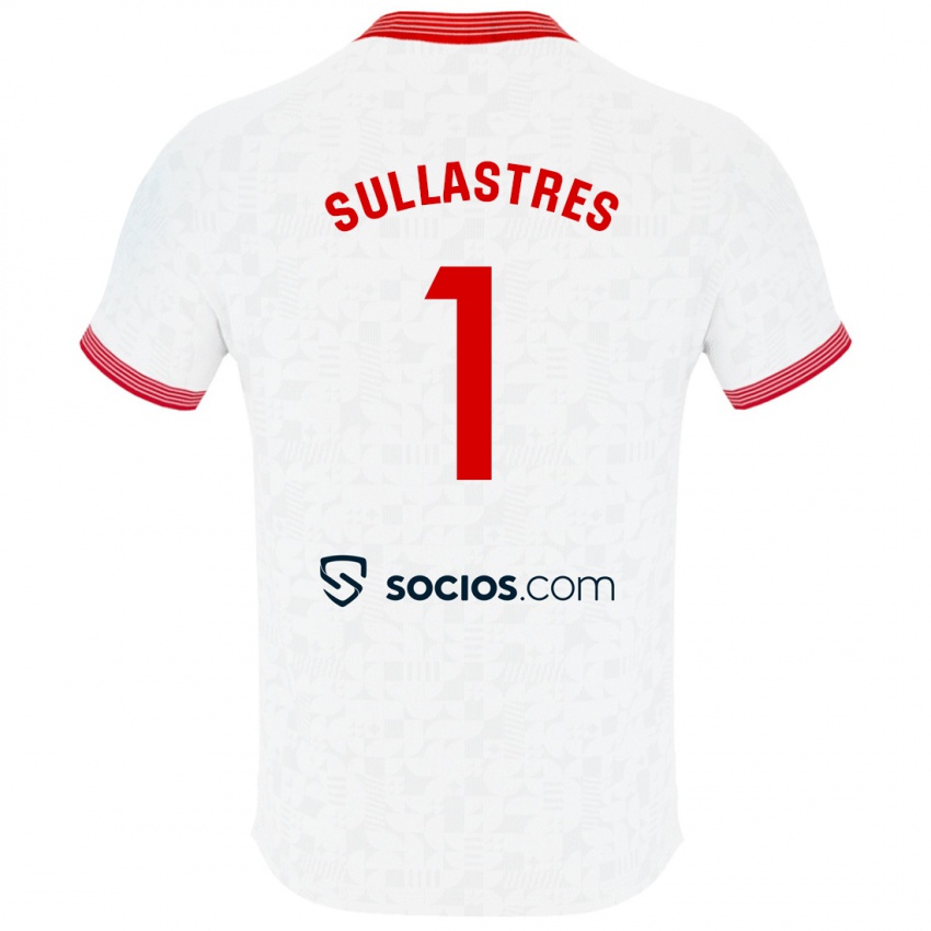 Mujer Camiseta Esther Sullastres Ayuso #1 Blanco 1ª Equipación 2023/24 La Camisa Perú