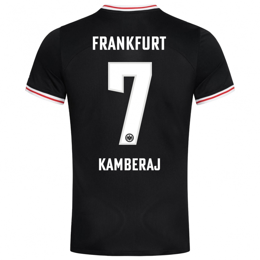 Mujer Camiseta Donart Kamberaj #7 Negro 2ª Equipación 2023/24 La Camisa Perú