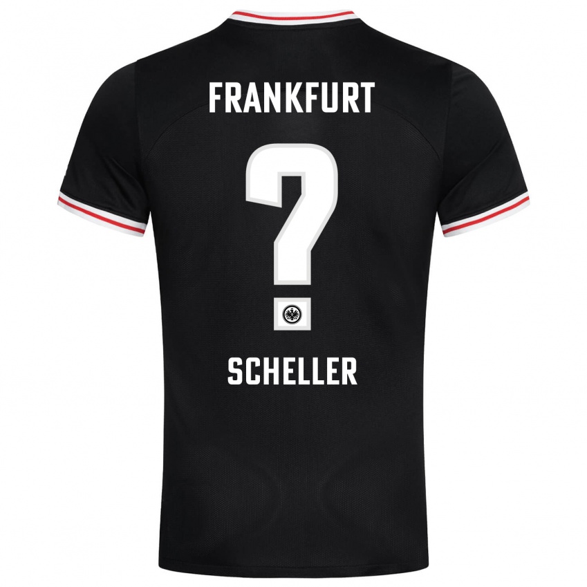 Mujer Camiseta Niklas Scheller #0 Negro 2ª Equipación 2023/24 La Camisa Perú