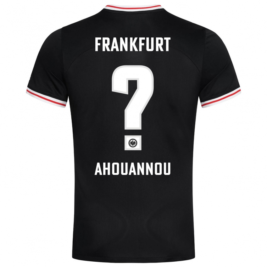 Mujer Camiseta Yannis Ahouannou #0 Negro 2ª Equipación 2023/24 La Camisa Perú