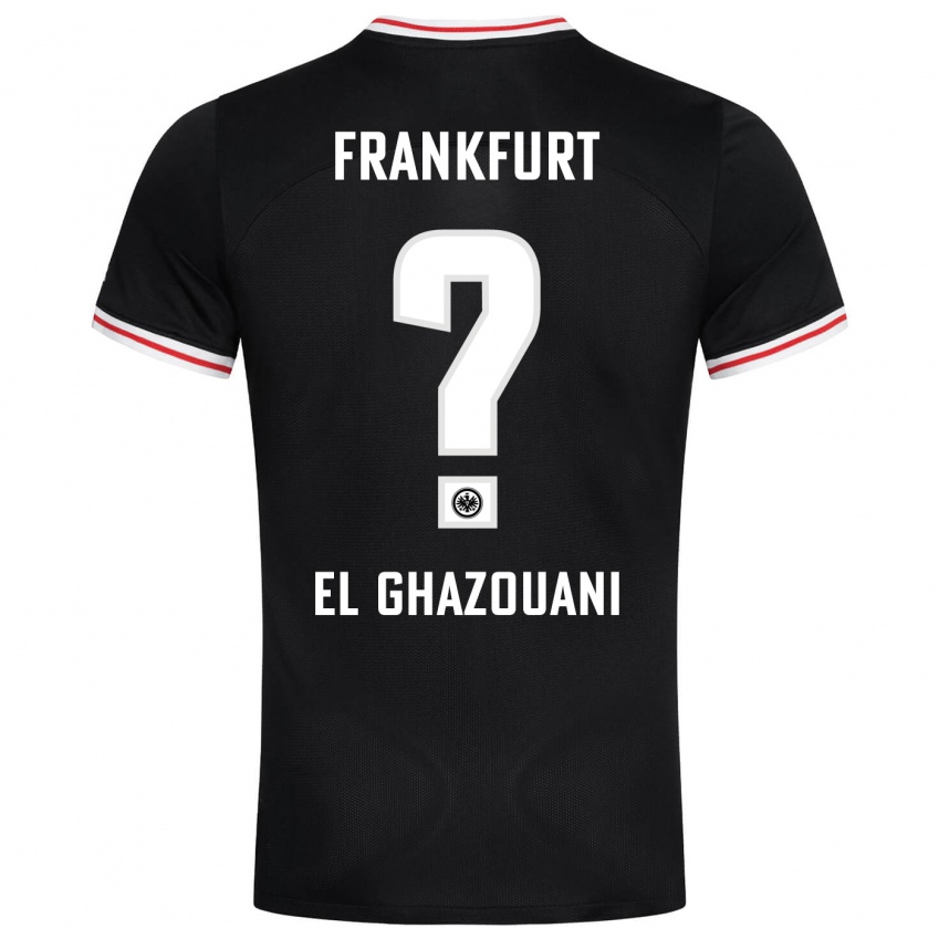 Mujer Camiseta Mohamed El Ghazouani #0 Negro 2ª Equipación 2023/24 La Camisa Perú