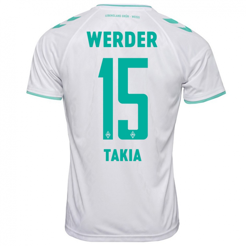 Mujer Camiseta Toirik Onlam Takia #15 Blanco 2ª Equipación 2023/24 La Camisa Perú