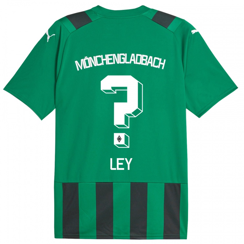 Mujer Camiseta Marlon Ley #0 Verde Negro 2ª Equipación 2023/24 La Camisa Perú